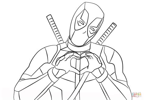 Coloring pages have a great effect on the kid's development. Deadpool Coloring Pages | Lugudvrlistscom - Coloring Home