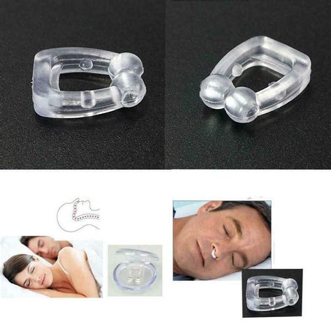 Magnetic Anti Snoring Nasal Dilator Stop Snore Nose Clip Device Easy