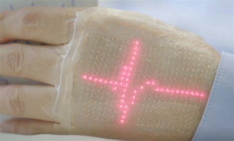 Researchers Show Off Electronic Skin That Displays Users Health Stats