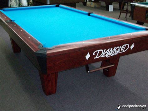 Used 9 Diamond Professional Pool Table With Optional Matching Light