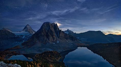 2560x1440 Resolution Beautiful Landscape Mountains At Night 1440p
