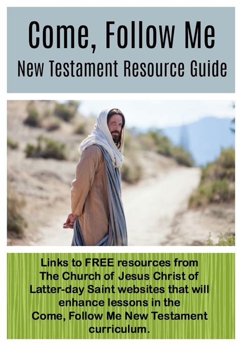 Come Follow Me New Testament Resources Part 2