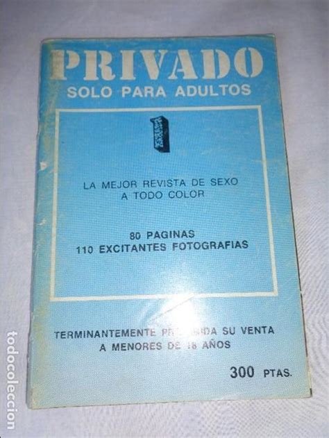 revista privado numero nº 1 año 1979 Comprar Revistas para