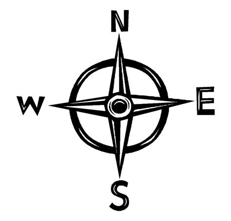 Compass East West North South Logo Clip Art Library