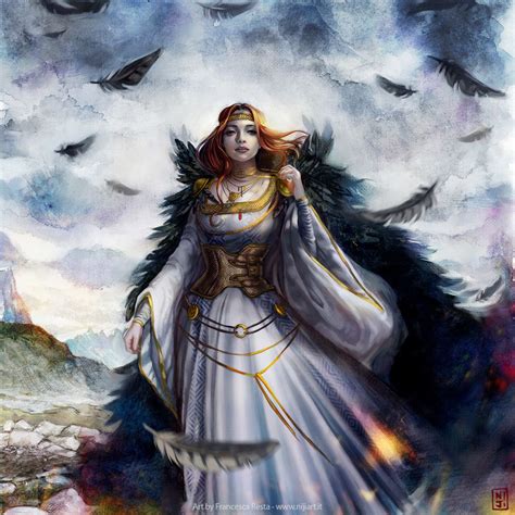 Freya Norse Goddess Art