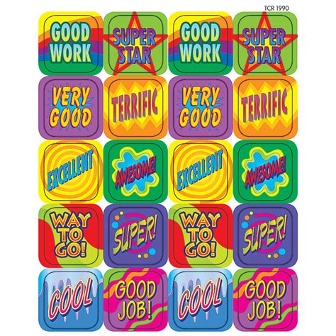 Good Work Stickers 120 Count Lrc