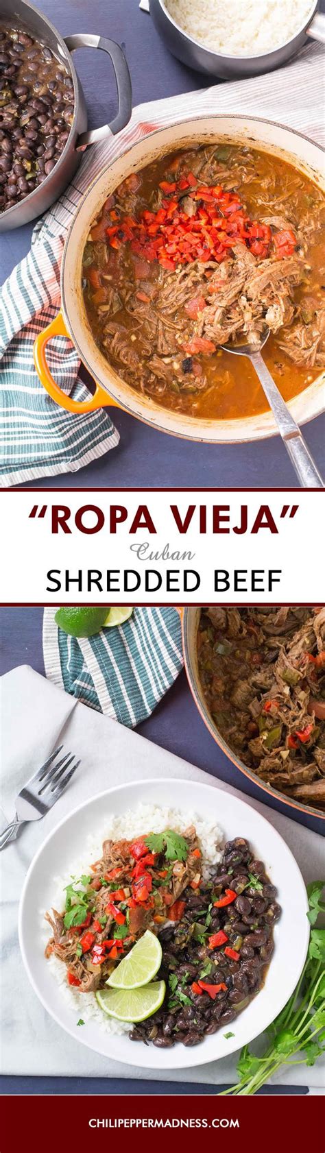 Ropa Vieja Cuban Shredded Beef A National Cuban Recipe Ropa Vieja