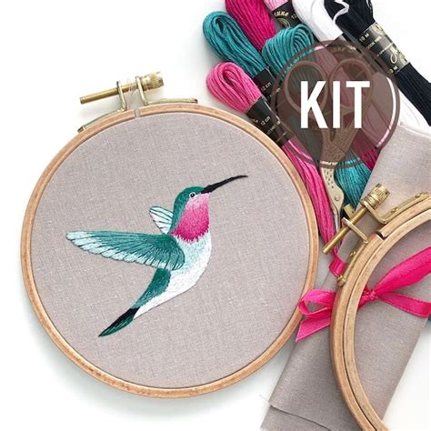 Embroidery Kit For Experienced Modern Embroidery Kit With Etsy