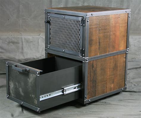 Fits 8.5 x 11 in. Small File Cabinet with Storage - Combine 9 | Industrial ...