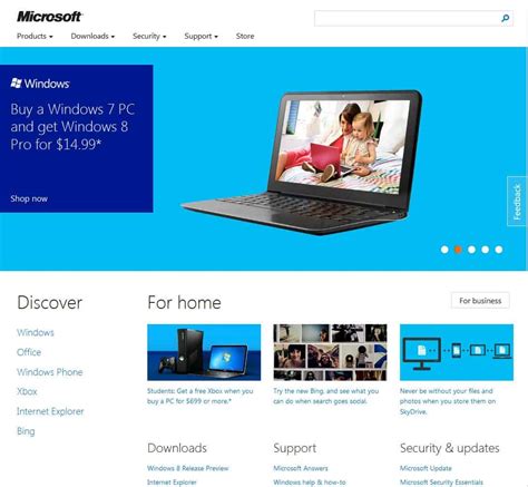 Microsoft Launches Metro Inspired Website Preview Ghacks Tech News