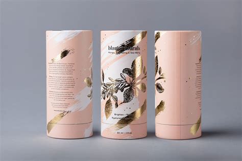 Blanc Naturals On Behance Cosmetic Packaging Design Beautiful