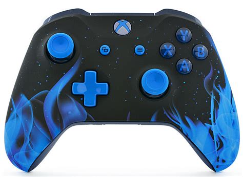 Blue Fire Limited Xbox One Sx Custom Un Modded Controller Unique