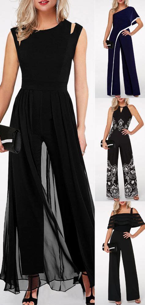 We Offer To Consider Wedding Jumpsuit Which Are So Original These Black Jumpsuits Are