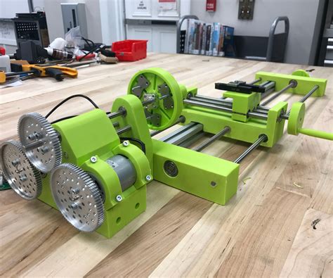 3d Printed Lathe 16 Steps With Pictures Instructables