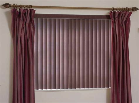 Hang Curtains Over Vertical Blinds Simple Ways To Hang Curtains Over