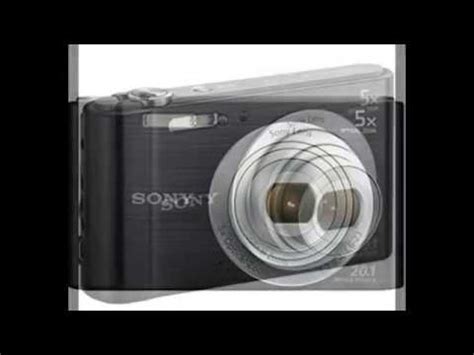 Sony DSCW800 B 20 1 MP Digital Camera Black YouTube