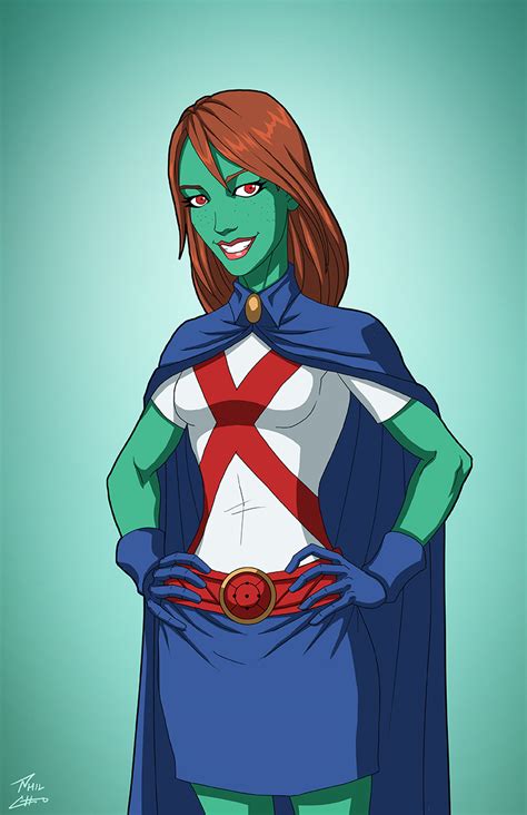 Miss Martian Titan Earth 27 Commission By Phil Cho On Deviantart