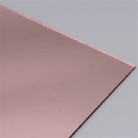 Micalite Acrylic Sheets Rose Gold Mirror Stictac Digital Printing