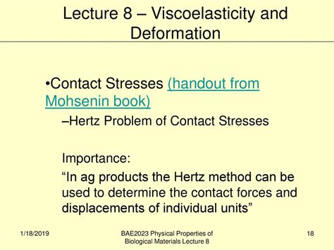 Lecture 8 Viscoelasticity And Deformation Ppt Download