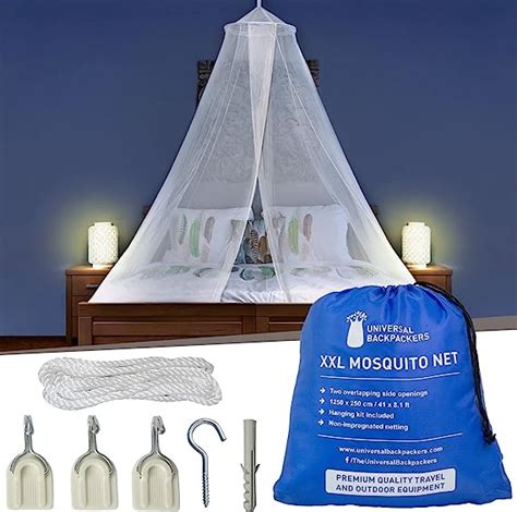 Universal Backpackers Mosquito Net For Single To King Sized