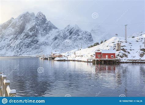 Sund Village On Lofoten Islands Stock Image Image Of Polar Nature