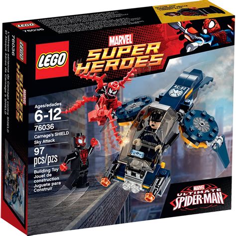 Lego Super Heroes Carnages Shield Sky Attack 76036