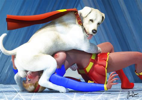 Supergirl Throat Knotted By Krypto 3d No X Ray By Scatwoman
