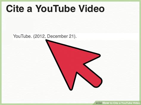 It's not a newspaper, magazine, or an entry from an encyclopedia. 4 Ways to Cite a YouTube Video - wikiHow