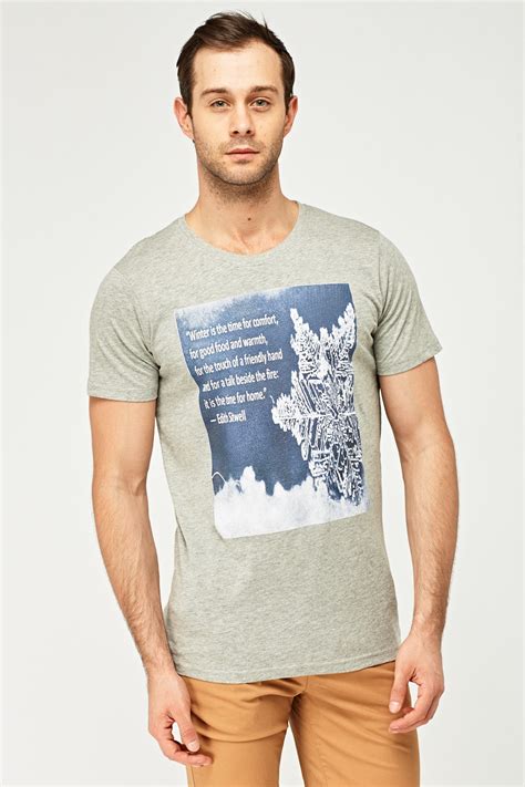 Shop 130 top grey t shirt with front pocket and earn cash back all in one place. Light Grey Graphic T-Shirt - Just $3