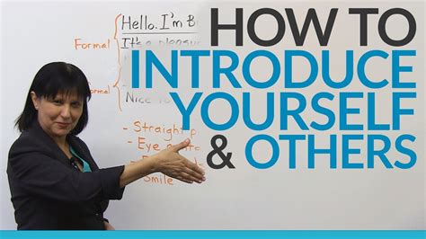 It is polite to start with a warm welcome and to introduce yourself. How to introduce yourself & other people - YouTube