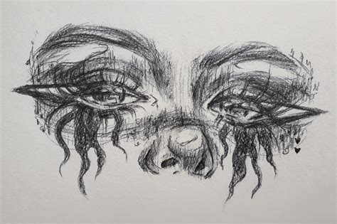 Inst Makkuz Art Sketches Eyes Dessin Visage Yeux Dessin