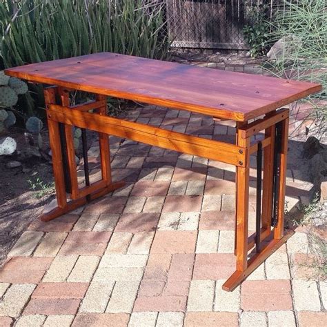 Best wood sit stand desk flexispot electric height adjustable desk. Adjustable Softwood Standing Desk | Wooden standing desk ...