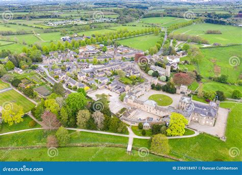 Aerial Photo Of The Small Village Of Ripley In Harrogate North