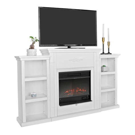I love how it turned out. XtremepowerUS Electric Portable Fireplace w/TV Stand ...