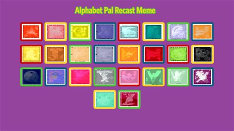 Alphabet Pal Letters Recast Meme The Alphabet Fan Art 44651143 Fanpop