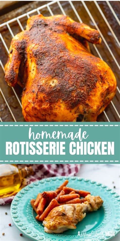 Homemade Rotisserie Chicken Using An Oven A Mind Full Mom 5757 Hot Sex Picture