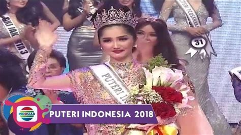 First Walk Puteri Indonesia 2018 Sonia Fergina Citra Dari Bangka Belitung Vidio