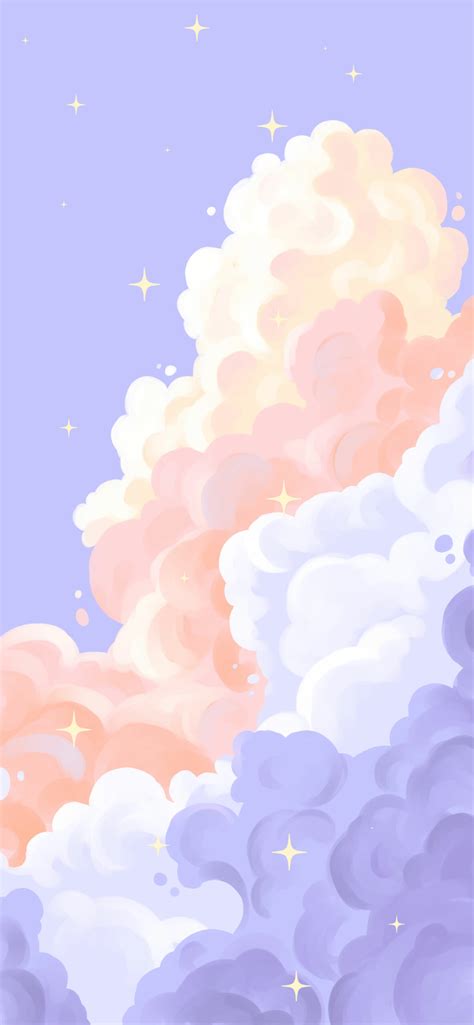 Aesthetic Clouds Purple Wallpapers Clouds Wallpaper Iphone ☁︎