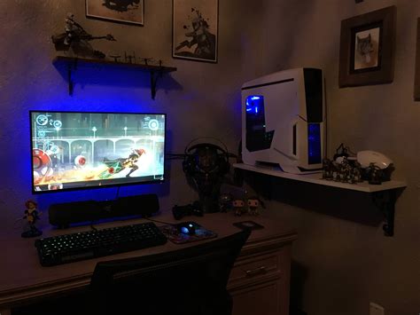 Finally Mounted My Monitor And Added Leds After Seeing Everyones