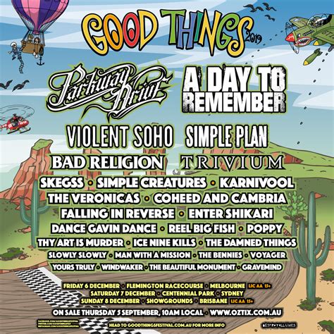 Good Things Festival Australia Enter Shikari
