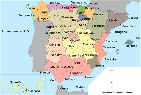 Adrian Jimenez Urbaneja Mapa De España