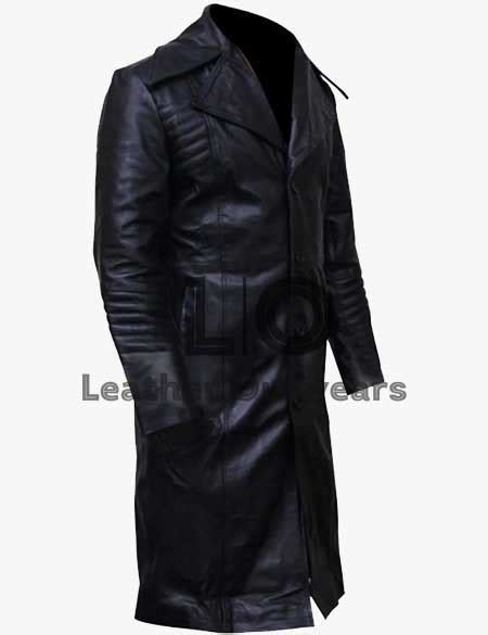 Carlitos Way Al Pacino Leather Long Coat Leather Outwears