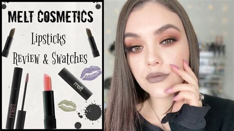 Melt Cosmetics Liquid Lipsticks And Matte Lipsticks Review And Swatches
