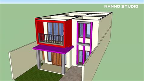 Rumah sederhana dengan nuansa warna krem ini adalah juga contoh desain rumah dengan biaya terjangkau. Desain rumah minimalis 2 lantai - desain rumah minimalis 2 ...
