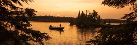 Fishing In Sunset Country Ontario Canada