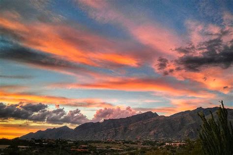 Tucson Arizona At Dusk Photo Via Instagram By 68gtx Arizona