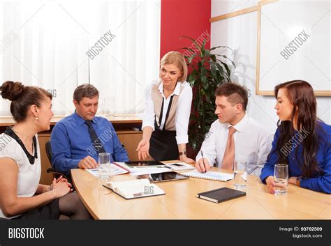 Business Meeting Image And Photo Free Trial Bigstock