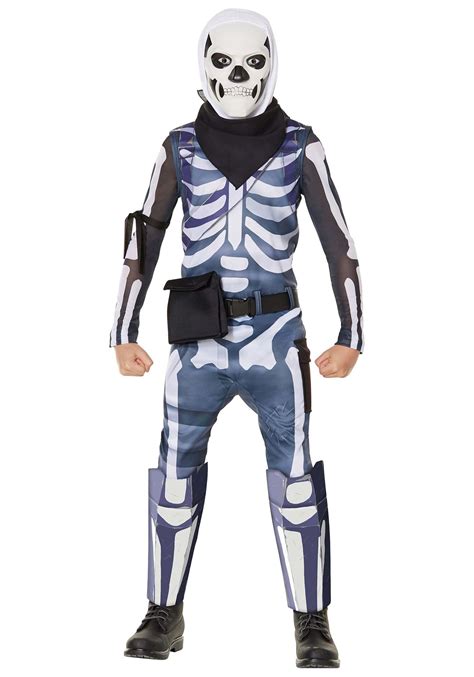Kids Fortnite Skull Trooper Costume