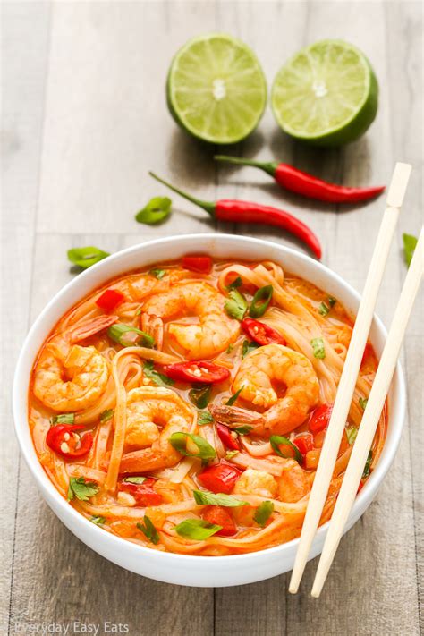 Thai Spicy Shrimp Noodle Soup Recipe Cart