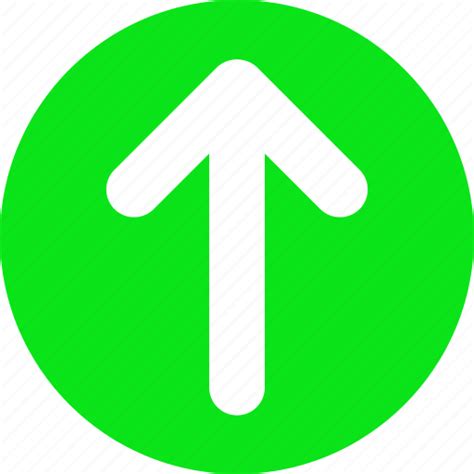 Green Up Arrow Icon Png